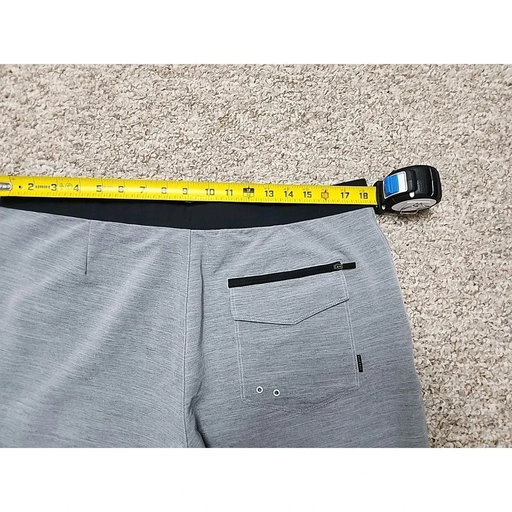 Nike Shorts Men 36 X 9 Gray Chino Flex Slim Performance Golf Belt Buckle Dri-FIT